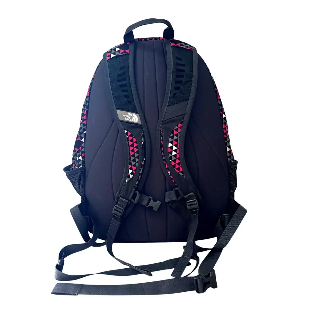 The North Face Jester Backpack Black & Pink Honeycomb Geo Women's